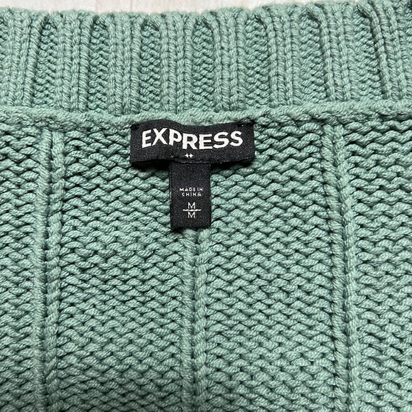 Express|Sweater|Green|Size M - Picture 4 of 4